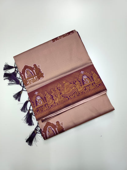 FANCY RAW SILK  SAREE