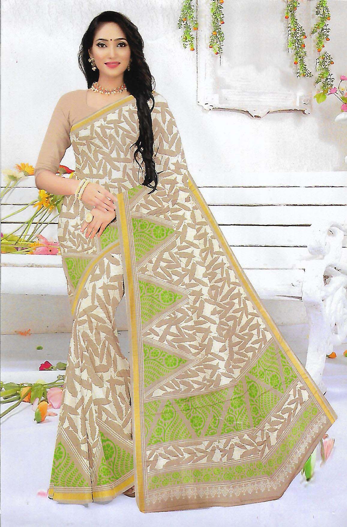 FANCY LENIN SAREE
