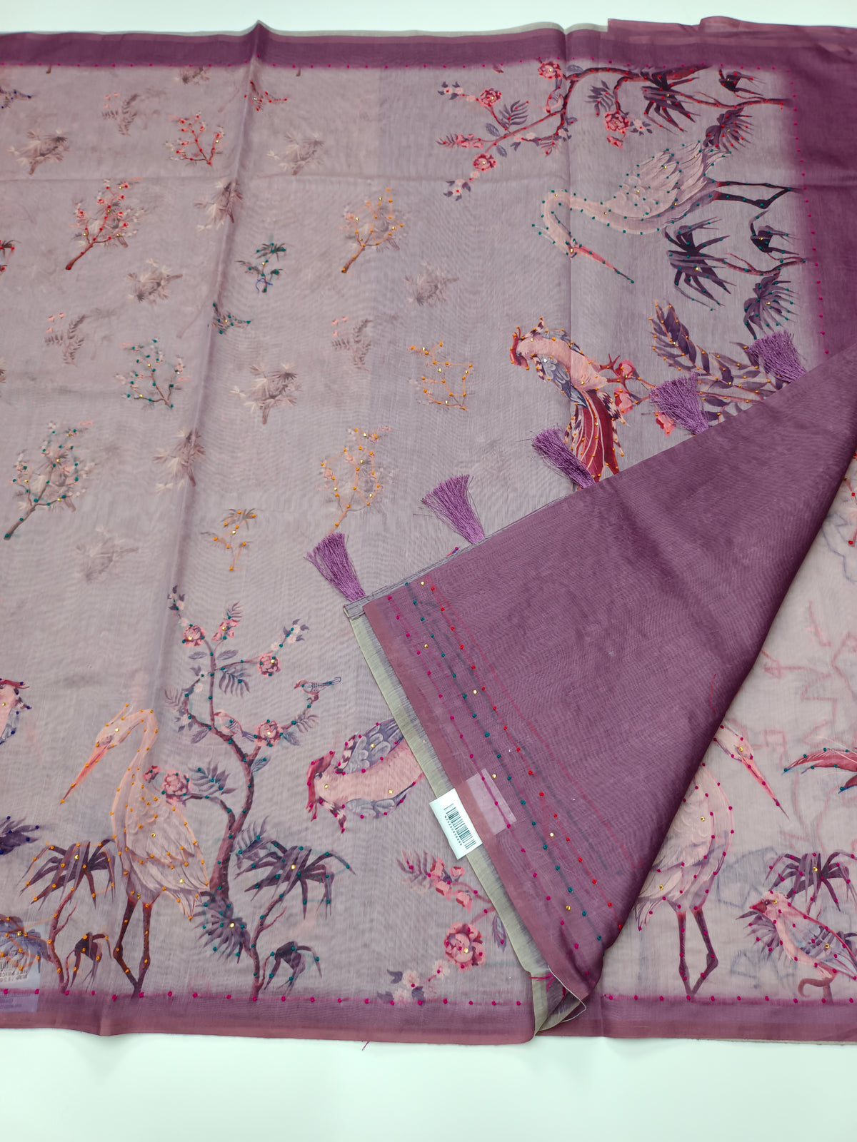 FANCY GHANTI WORK SAREE