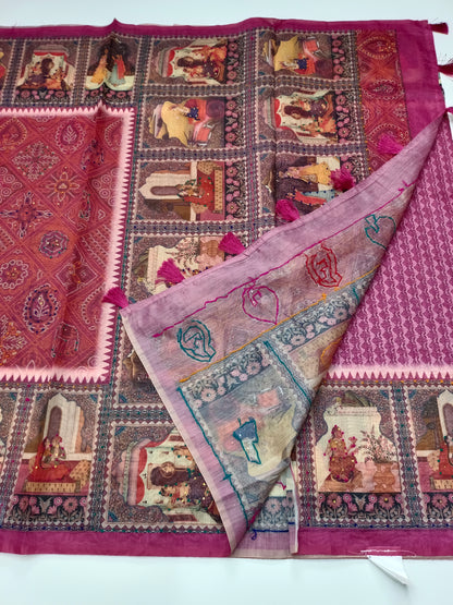 FANCY GHANTI WORK SAREE