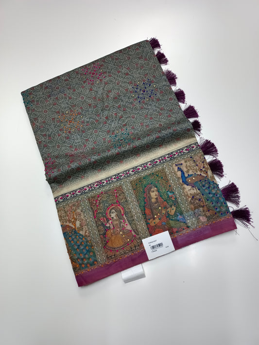 FANCY GHANTI WORK SAREE