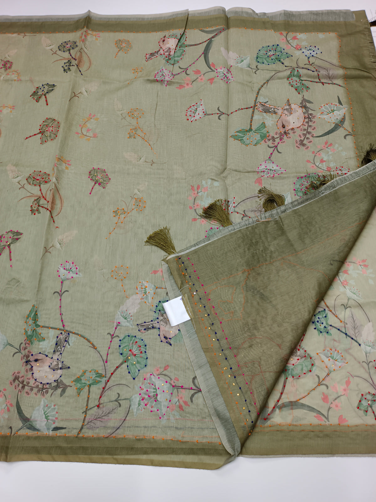 FANCY GHANTI WORK SAREE