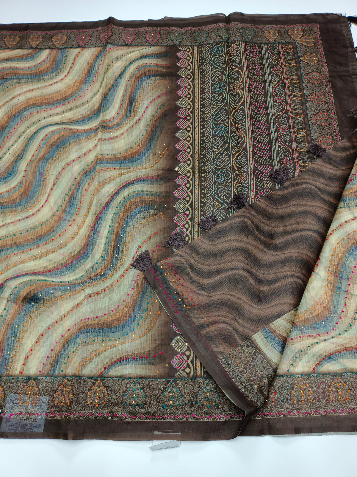 FANCY GHANTI WORK SAREE