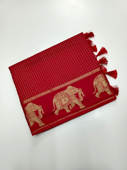 FANCY VISCOSE SILK SAREE