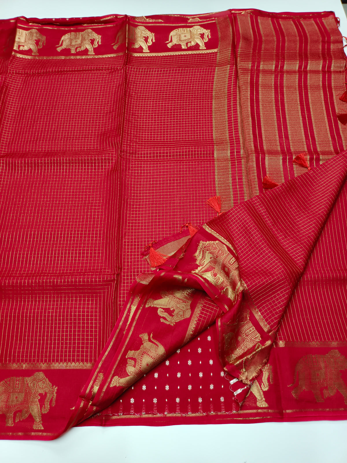 FANCY VISCOSE SILK SAREE