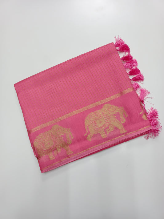 FANCY VISCOSE SILK SAREE