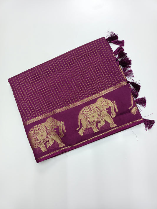FANCY VISCOSE SILK SAREE