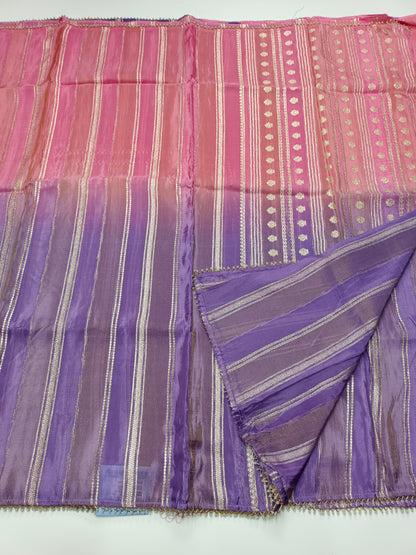 2D FANCY ORGANZA SAREE