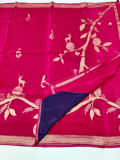 FANCY VISCOSE SILK SAREE