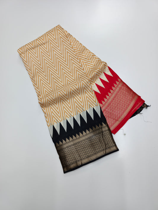 FANCY VISCOSE CREPE SILK SAREE