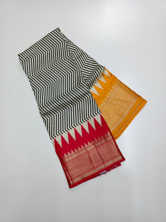FANCY VISCOSE CREPE SILK SAREE