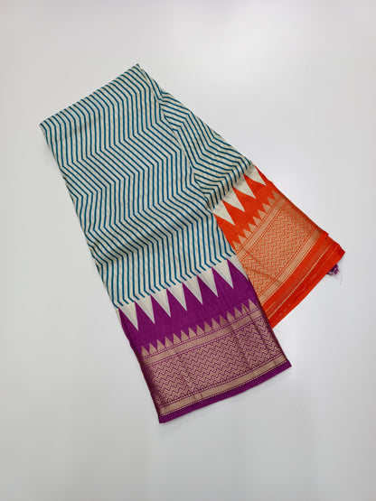 FANCY VISCOSE CREPE SILK SAREE