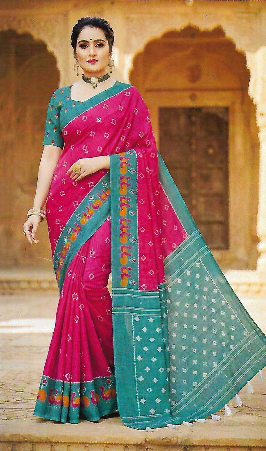 FANCY LENIN SAREE