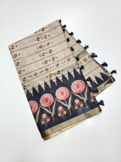 FANCY LENIN SAREE