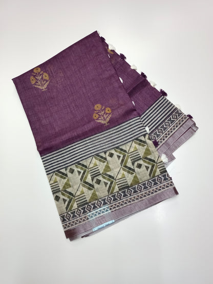 FANCY LENIN SAREE