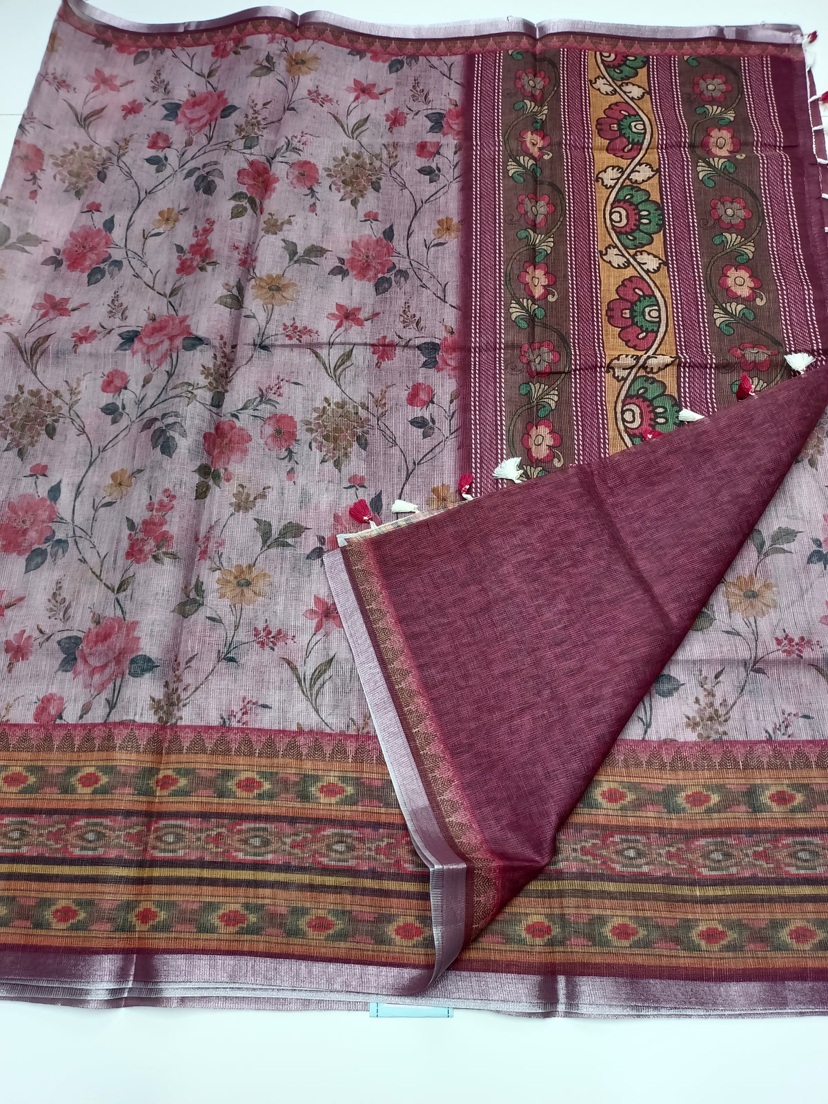 FANCY LENIN SAREE