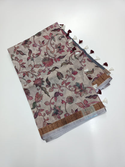 FANCY LENIN SAREE