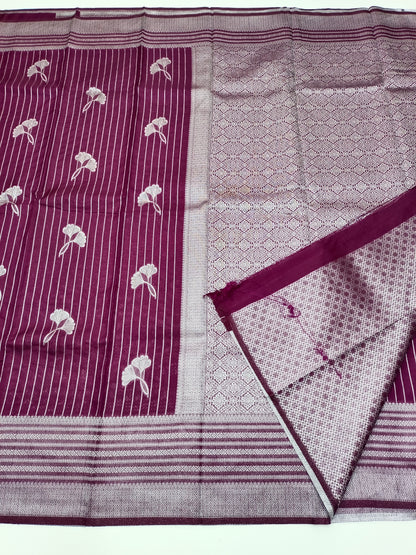FANCY BAMBOO SILK SAREE