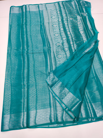 FANCY TUSSER SILK SAREE