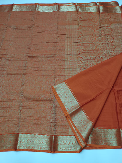 FANCY CRUSH CHIFFON SAREE