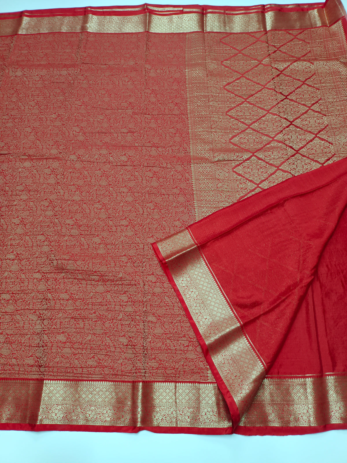 FANCY CRUSH CHIFFON SAREE