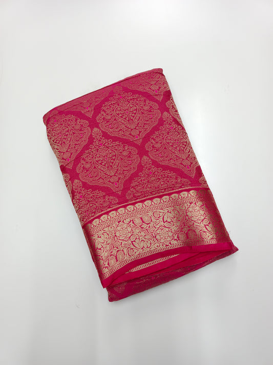 FANCY CRUSH CHIFFON SAREE