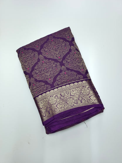 FANCY CRUSH CHIFFON SAREE