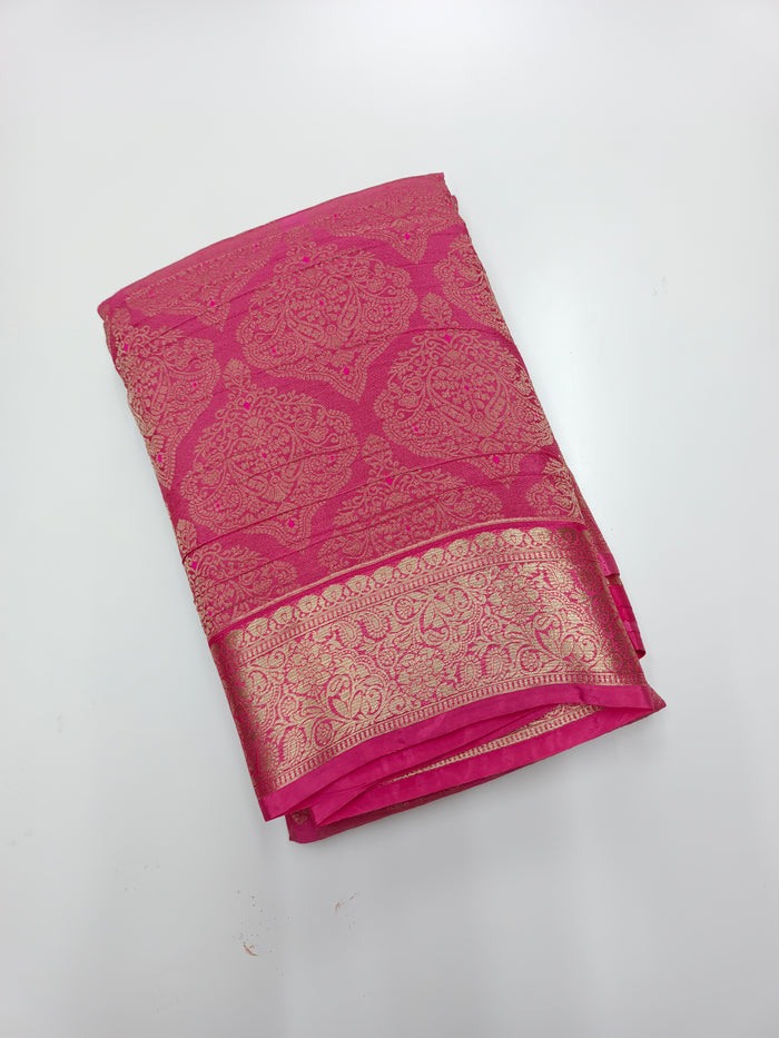FANCY CRUSH CHIFFON SAREE