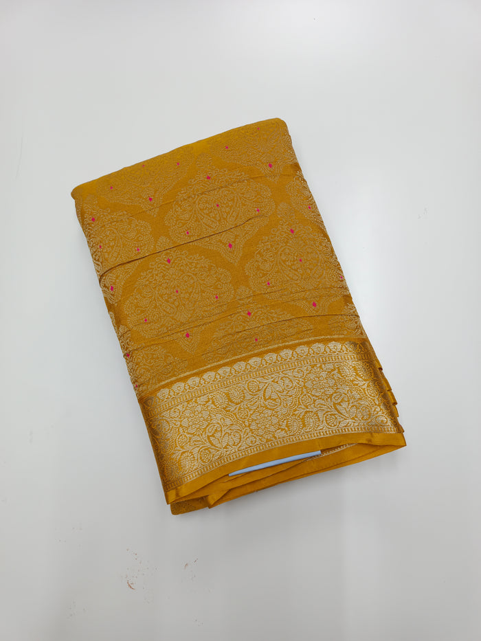 FANCY CRUSH CHIFFON SAREE