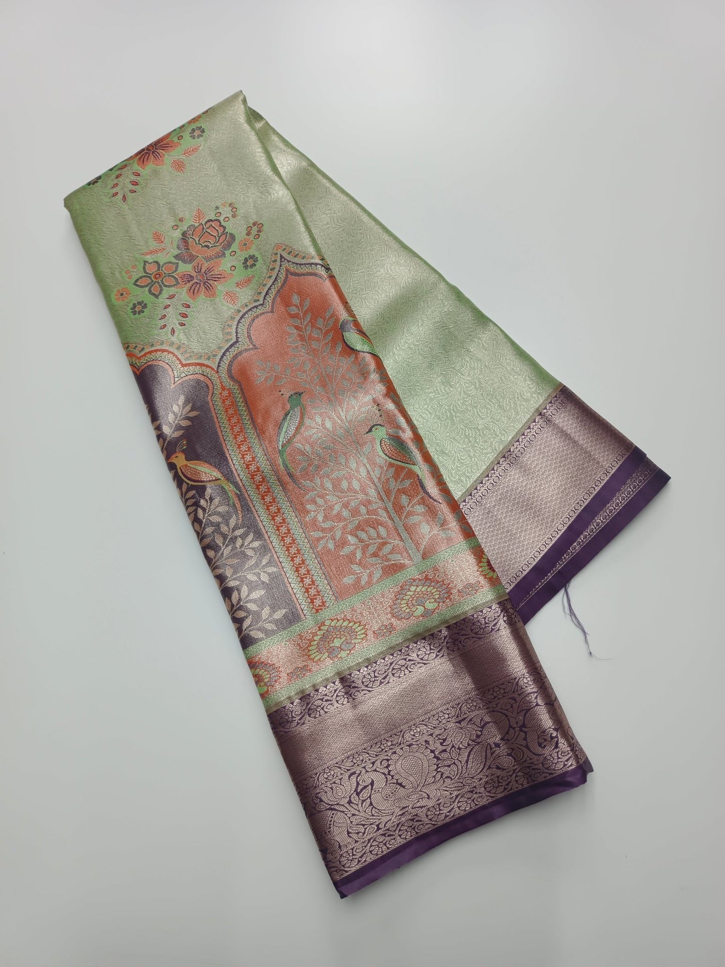 FANCY BROCADE SAREE - B S CHANNABASAPPA & SONS