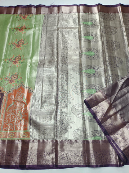 FANCY BROCADE SAREE - B S CHANNABASAPPA & SONS