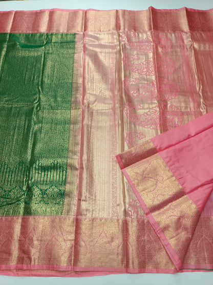FANCY BROCADE SAREE - B S CHANNABASAPPA & SONS