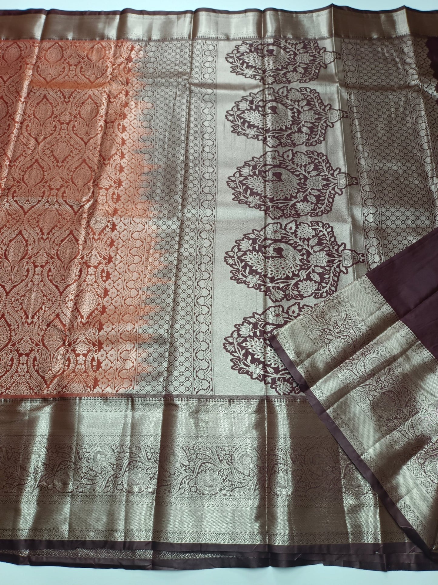 FANCY BROCADE SAREE - B S CHANNABASAPPA & SONS