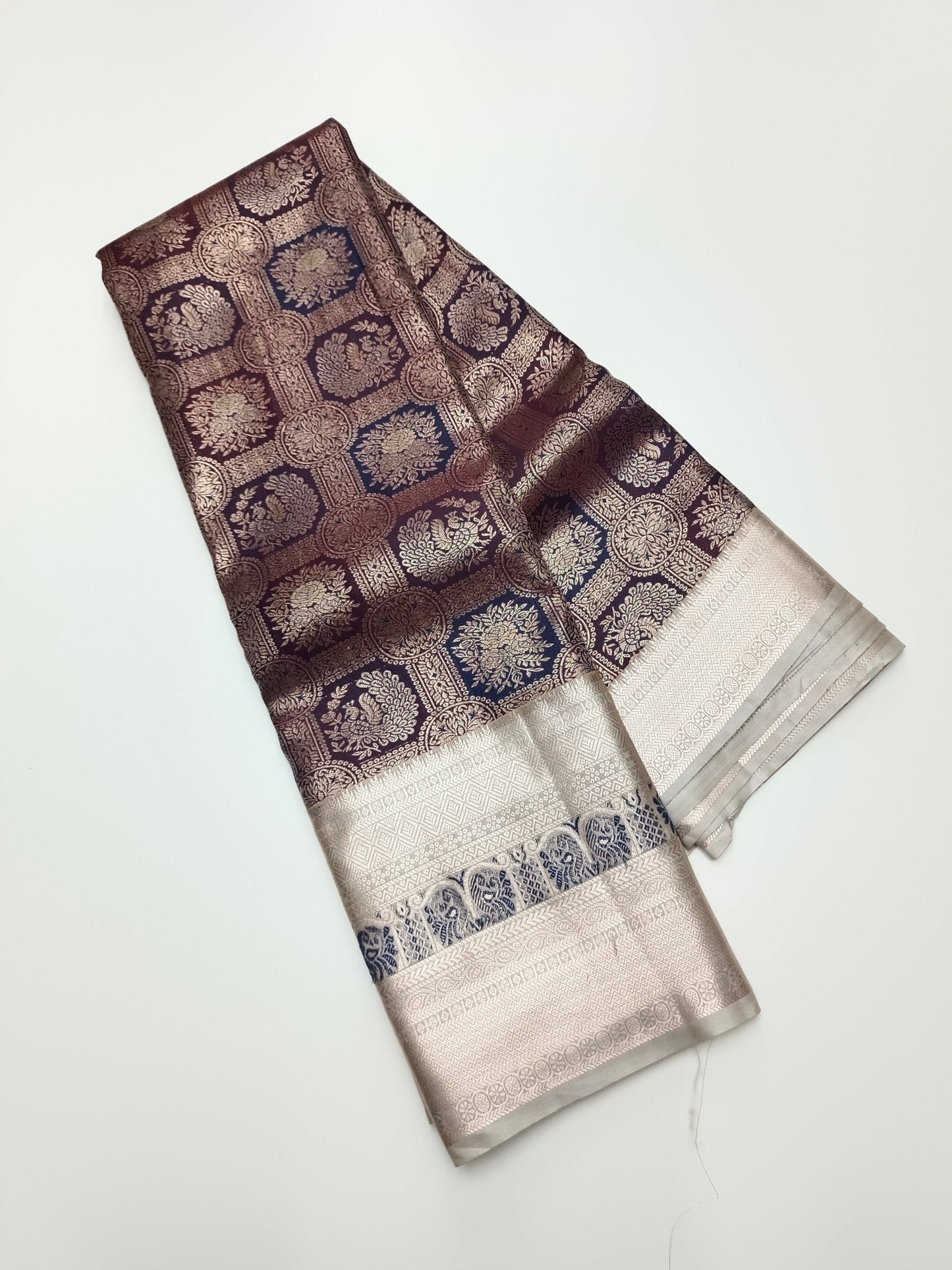 FANCY BROCADE SAREE - B S CHANNABASAPPA & SONS