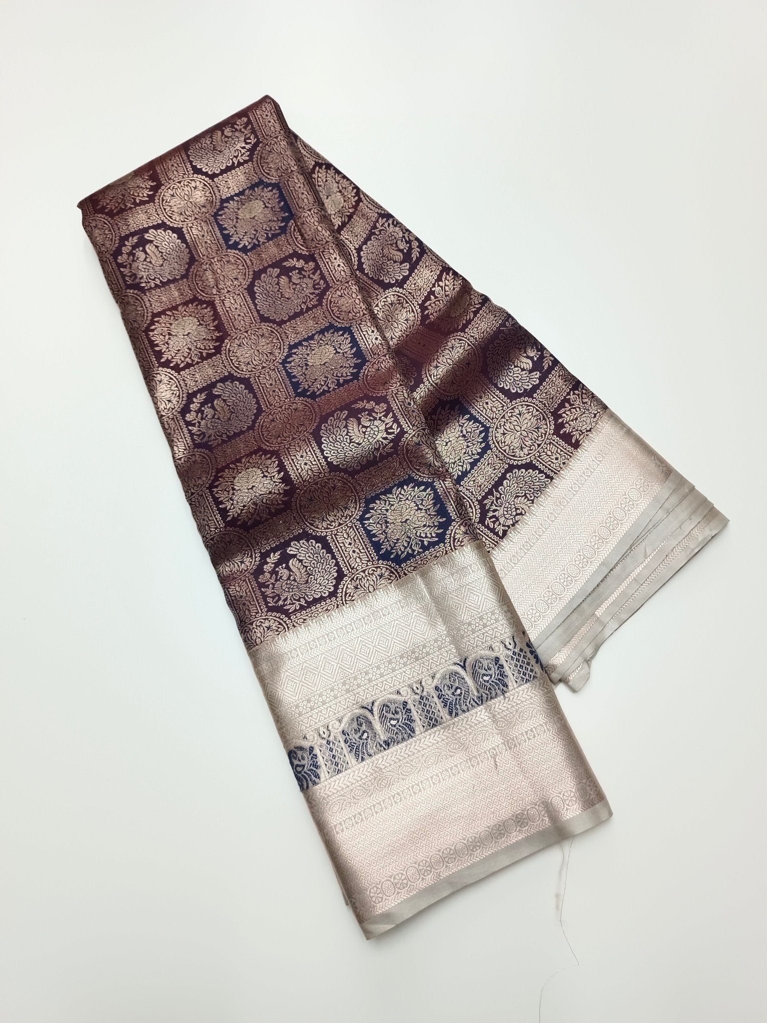 FANCY BROCADE SAREE - B S CHANNABASAPPA & SONS