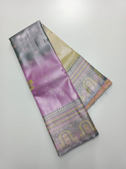 FANCY BROCADE SAREE - B S CHANNABASAPPA & SONS