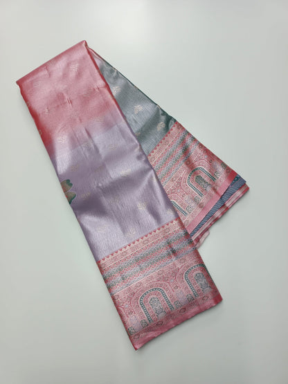 FANCY BROCADE SAREE - B S CHANNABASAPPA & SONS