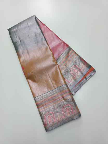 FANCY BROCADE SAREE - B S CHANNABASAPPA & SONS