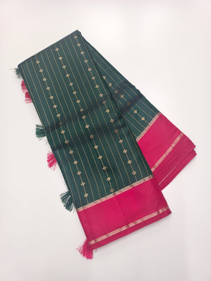 FANCY TUSSER SILK SAREE - B S CHANNABASAPPA & SONS