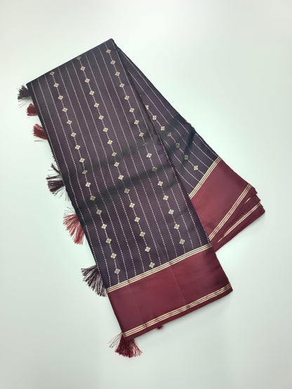 FANCY TUSSER SILK SAREE - B S CHANNABASAPPA & SONS