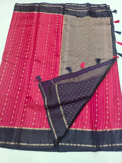 FANCY TUSSER SILK SAREE - B S CHANNABASAPPA & SONS