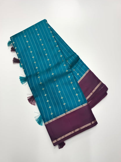 FANCY TUSSER SILK SAREE - B S CHANNABASAPPA & SONS