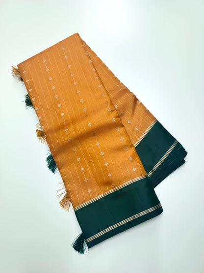 FANCY TUSSER SILK SAREE - B S CHANNABASAPPA & SONS
