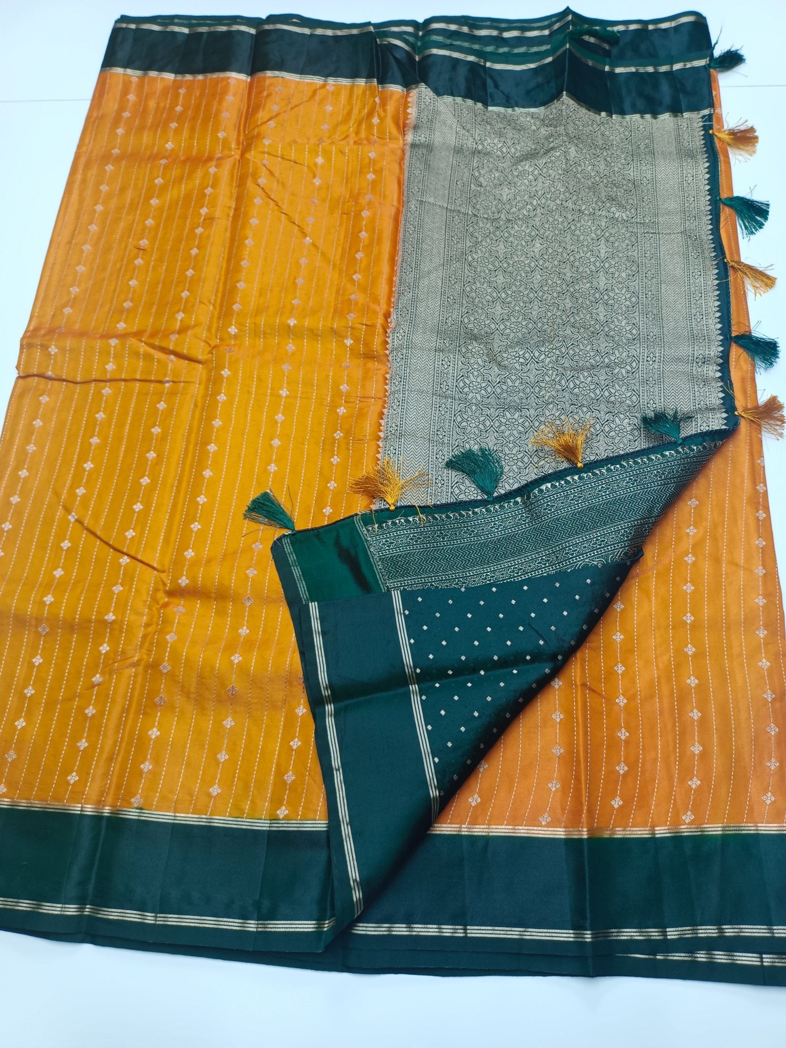 FANCY TUSSER SILK SAREE - B S CHANNABASAPPA & SONS