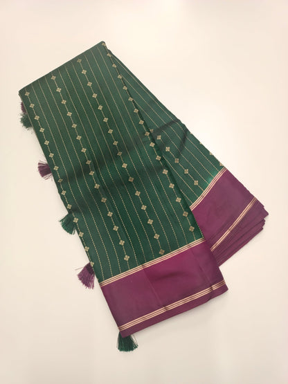 FANCY TUSSER SILK SAREE - B S CHANNABASAPPA & SONS