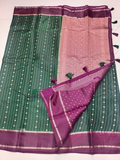 FANCY TUSSER SILK SAREE - B S CHANNABASAPPA & SONS