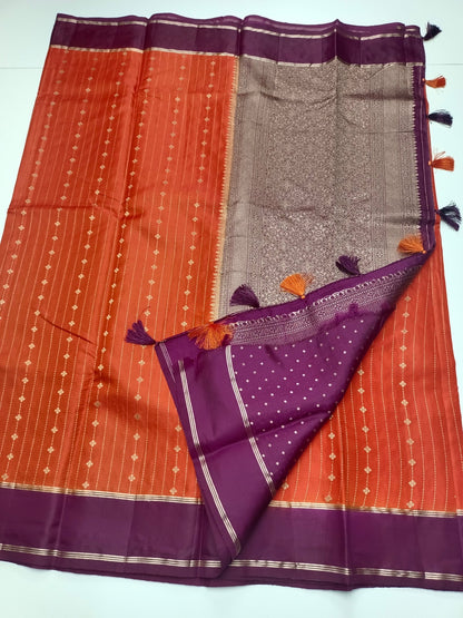 FANCY TUSSER SILK SAREE - B S CHANNABASAPPA & SONS