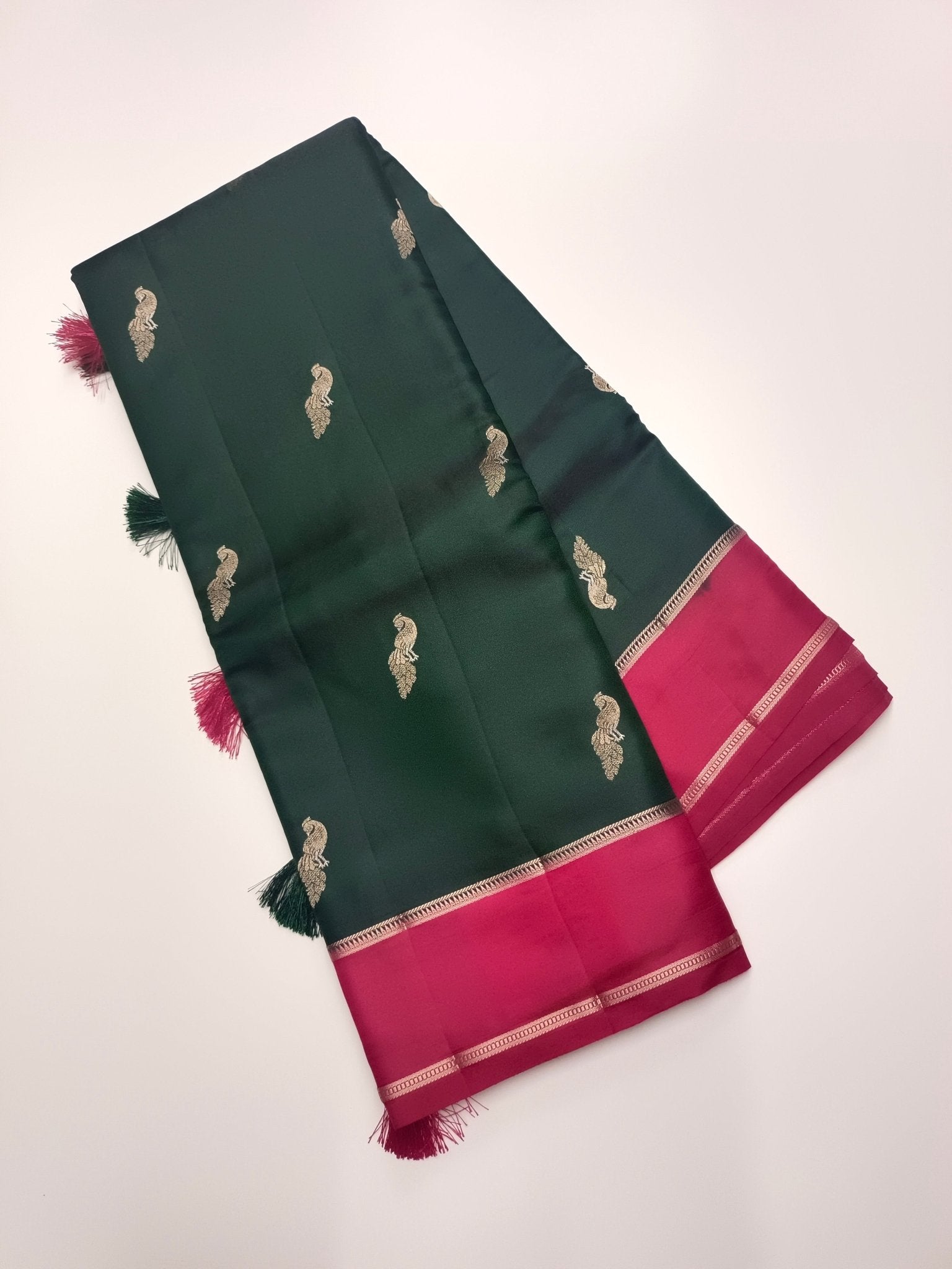 FANCY TUSSER SILK SAREE - B S CHANNABASAPPA & SONS