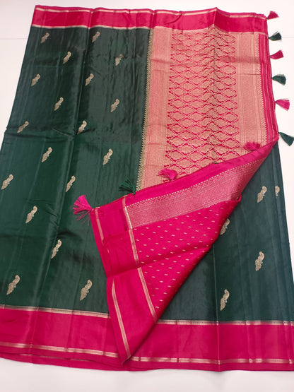 FANCY TUSSER SILK SAREE - B S CHANNABASAPPA & SONS