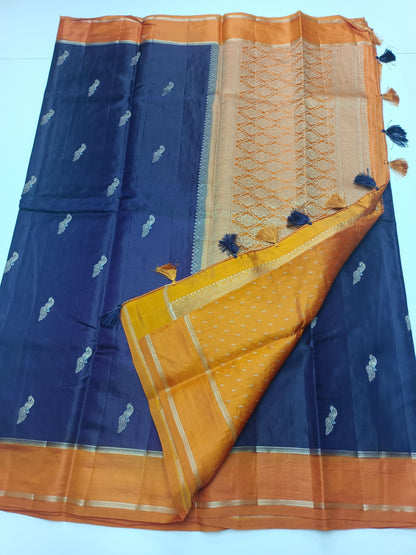 FANCY TUSSER SILK SAREE - B S CHANNABASAPPA & SONS